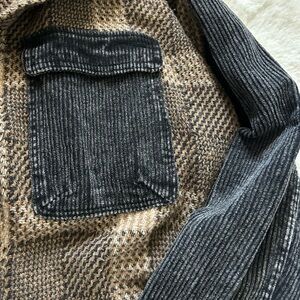 Gilded Intent Black and Brown Patterned Jacket